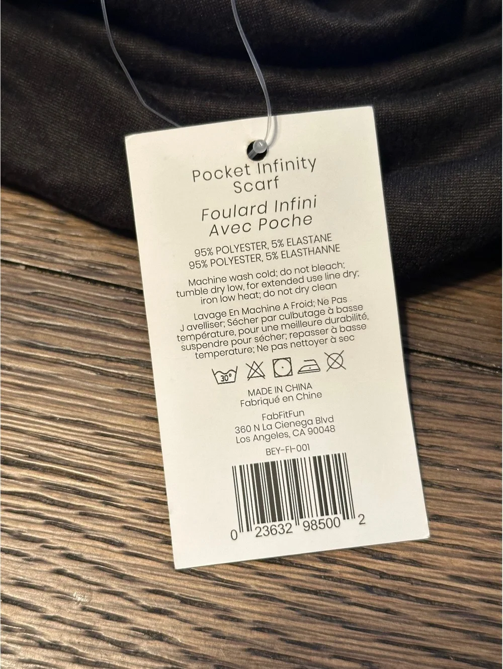 Beyond Yoga Pocket Infinity Scarf NWT